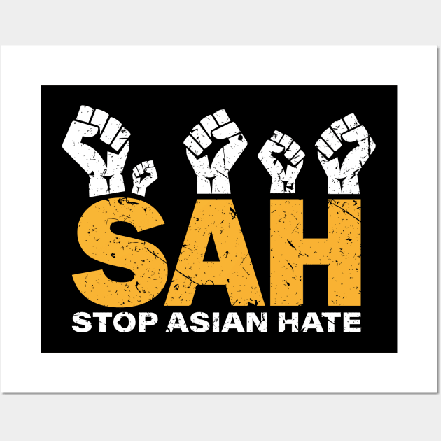 Stop Asian Hate Crimes asian community supporter Wall Art by star trek fanart and more